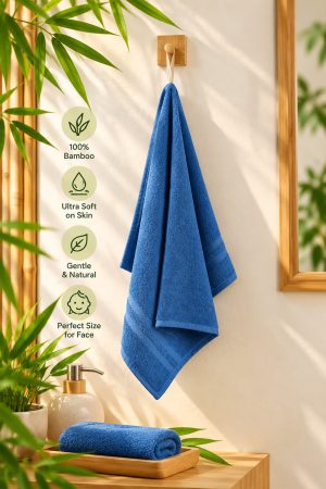 Blue Face towel
